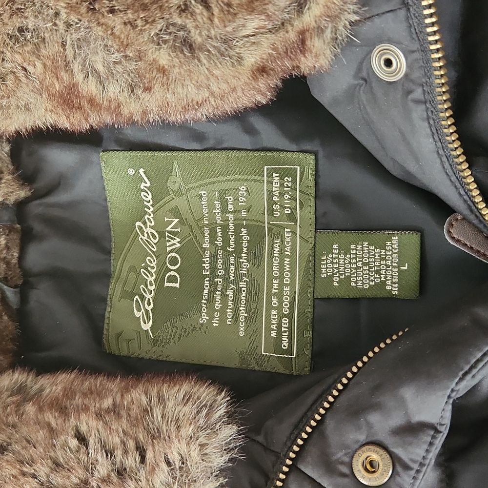 Eddie Bauer Goose Down Jacket Vest - Picture 2 of 5